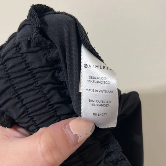 Athleta Black Roaming Romper Size 4 - Picture 12 of 12